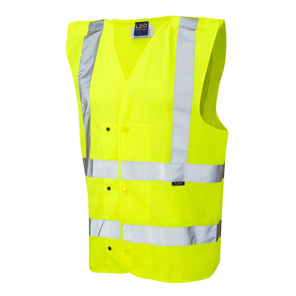 RACKENFORD ISO 20471 Underground Waistcoat — HV YELLOW